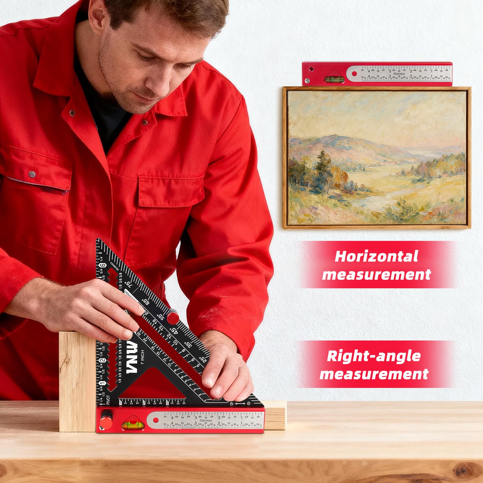 6-in-1 Carpenter Square 7 inch (1/8